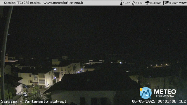 time-lapse frame, Sarsina webcam