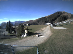 view from Bielmonte piste versante sud on 2024-11-10