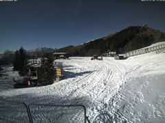 view from Bielmonte piste versante sud on 2024-12-11