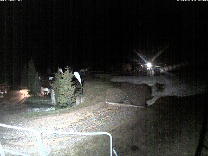 time-lapse frame, Bielmonte piste versante sud webcam