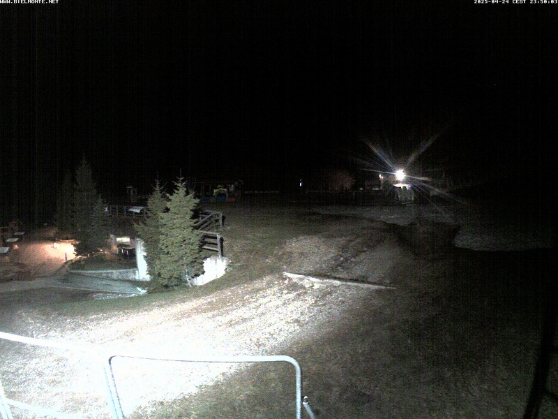 time-lapse frame, Bielmonte piste versante sud webcam