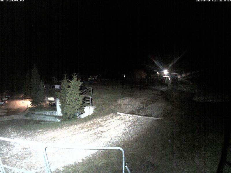 time-lapse frame, Bielmonte piste versante sud webcam
