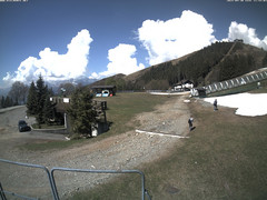 view from Bielmonte piste versante sud on 2025-04-30
