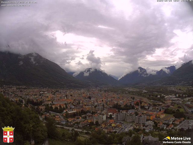 time-lapse frame, Domodossola webcam