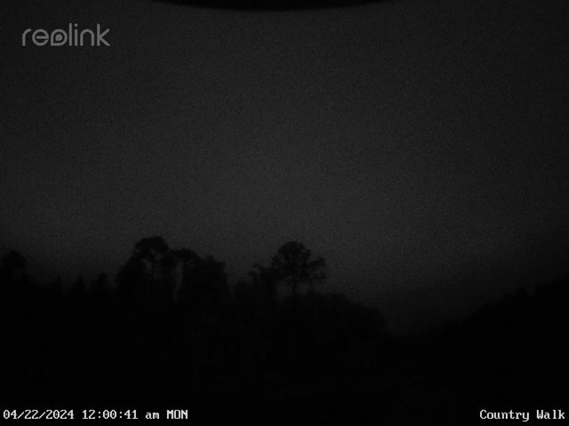 time-lapse frame, Country Walk Lake webcam