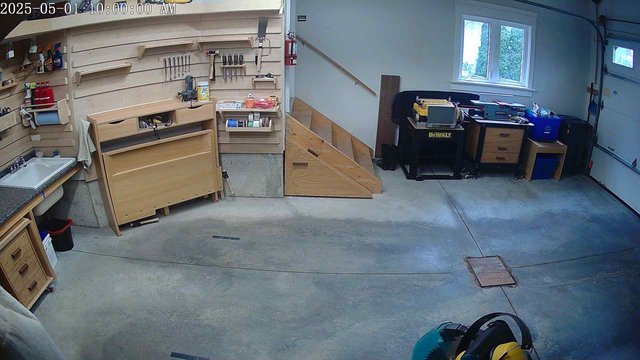 time-lapse frame, GarageCam webcam