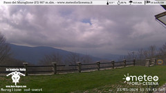 view from Passo del Muraglione on 2024-03-23