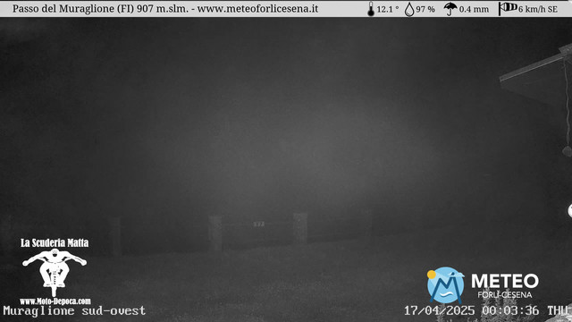 time-lapse frame, Passo del Muraglione webcam