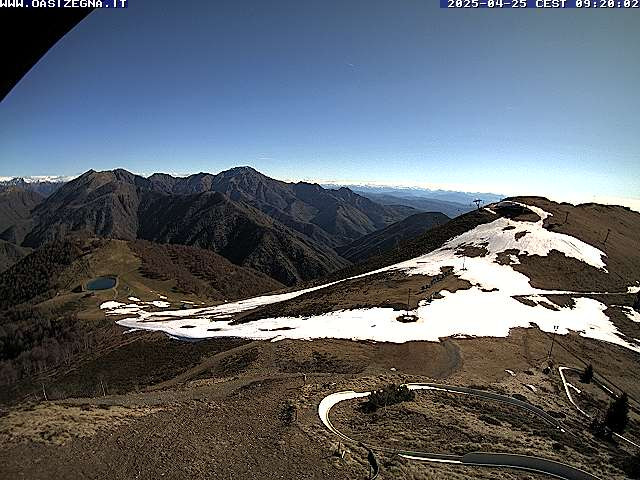time-lapse frame, Bielmonte Monte Marca est webcam