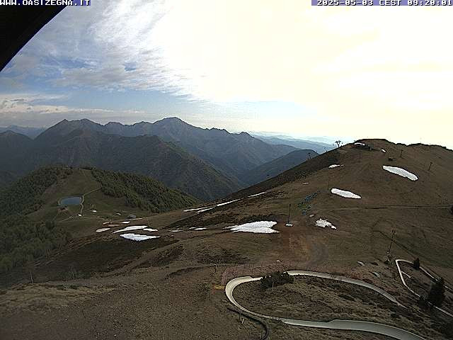 time-lapse frame, Bielmonte Monte Marca est webcam