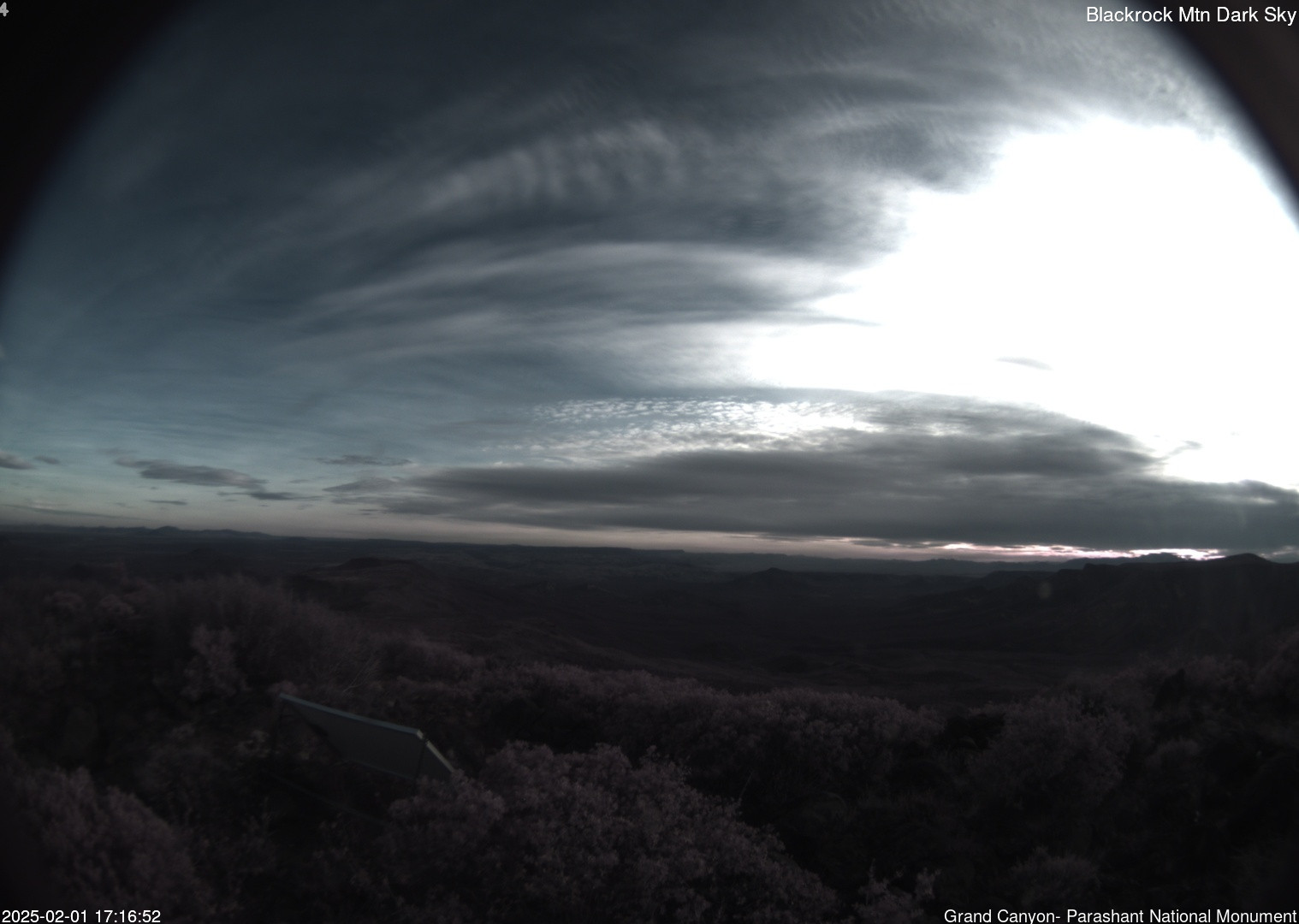 time-lapse frame, Blackrock - Dark Sky webcam