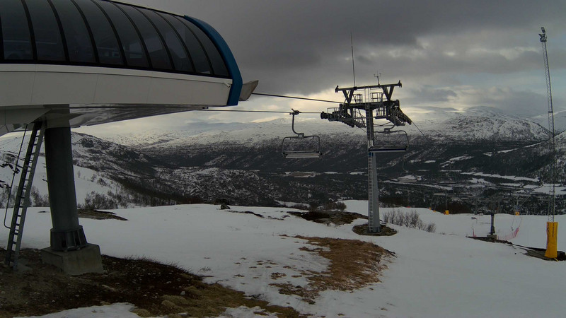 time-lapse frame, Fjellheisen webcam