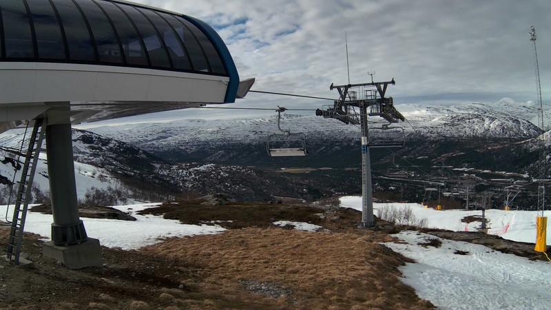 time-lapse frame, Fjellheisen webcam