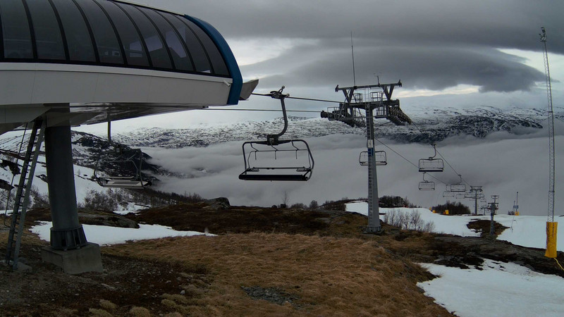 time-lapse frame, Fjellheisen webcam