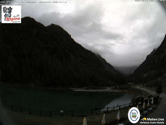 time-lapse frame, Lago delle Fate 9-23 webcam
