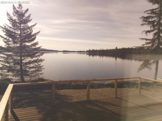 time-lapse frame, Rail Lake webcam
