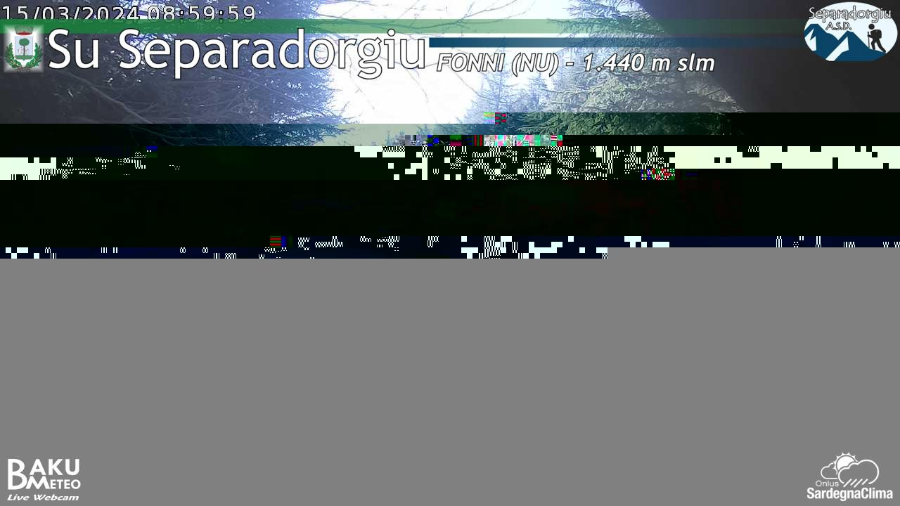 time-lapse frame, Separadorgiu webcam
