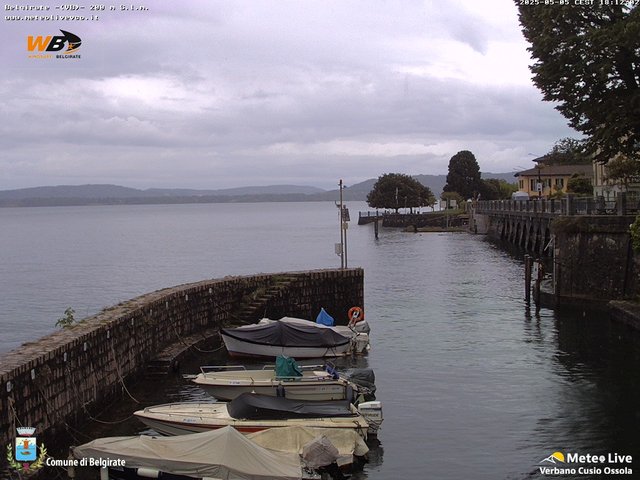 time-lapse frame, Belgirate sud est webcam