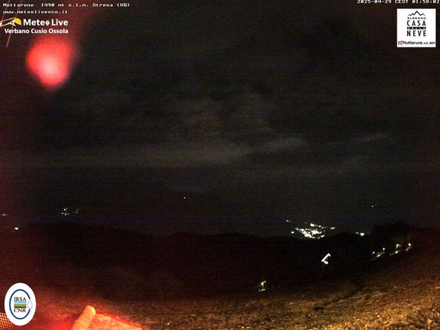 time-lapse frame, Mottarone nord webcam