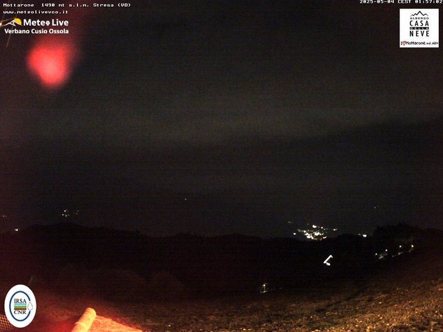 time-lapse frame, Mottarone nord webcam