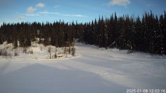 view from Nordic Centre Lodge on 2025-01-08