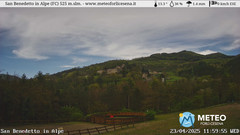 view from San Benedetto in Alpe on 2025-04-23