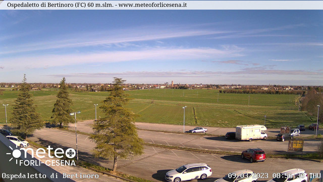 time-lapse frame, Ospedaletto di Bertinoro webcam