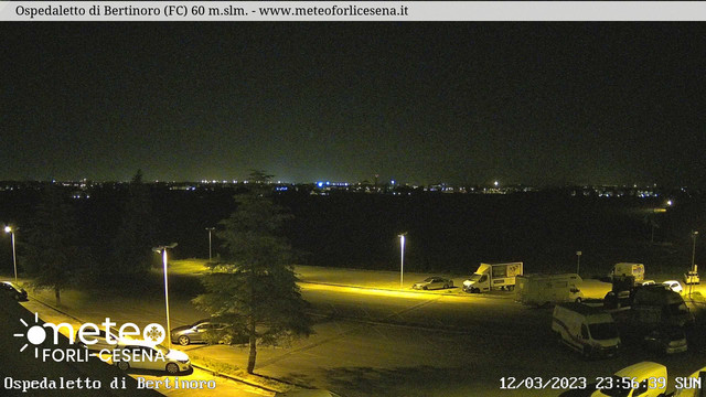 time-lapse frame, Ospedaletto di Bertinoro webcam