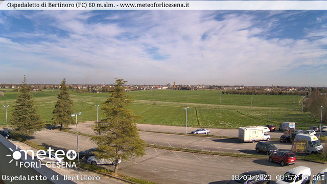 time-lapse frame, Ospedaletto di Bertinoro webcam