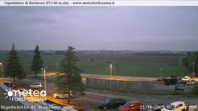 time-lapse frame, Ospedaletto di Bertinoro webcam