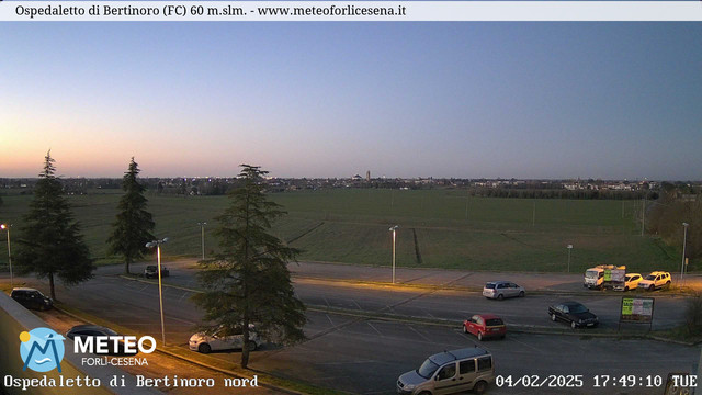 time-lapse frame, Ospedaletto di Bertinoro webcam