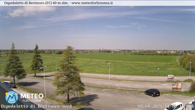 time-lapse frame, Ospedaletto di Bertinoro webcam