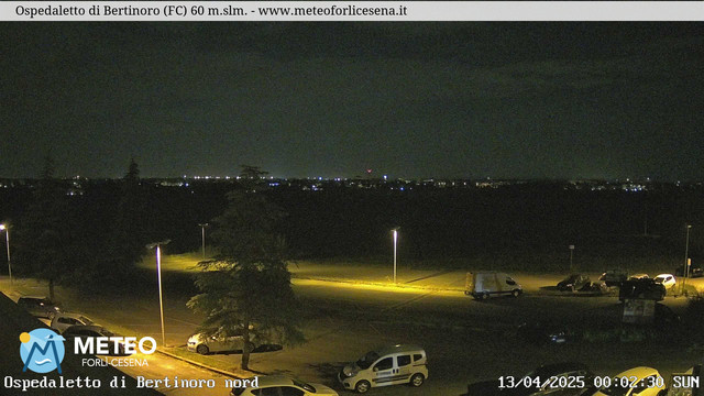 time-lapse frame, Ospedaletto di Bertinoro webcam
