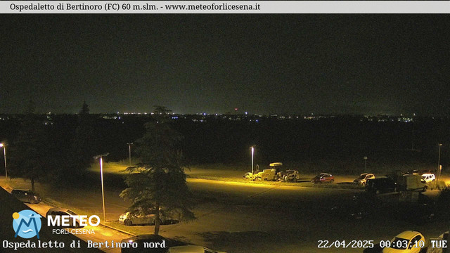 time-lapse frame, Ospedaletto di Bertinoro webcam