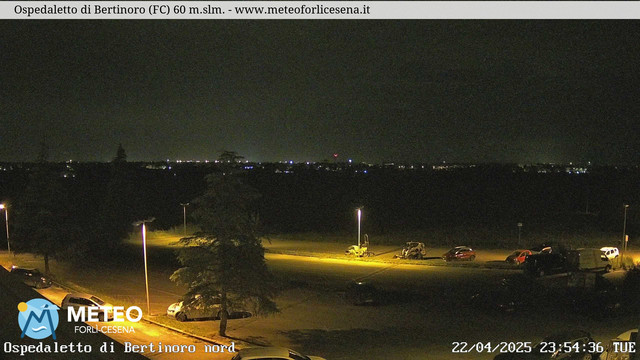 time-lapse frame, Ospedaletto di Bertinoro webcam