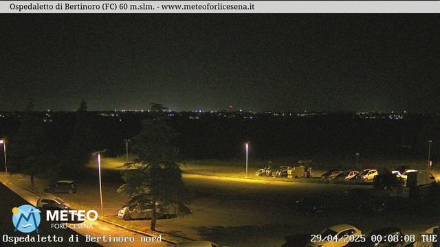 time-lapse frame, Ospedaletto di Bertinoro webcam