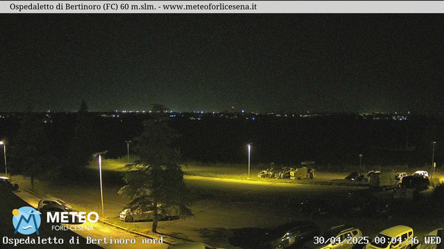 time-lapse frame, Ospedaletto di Bertinoro webcam