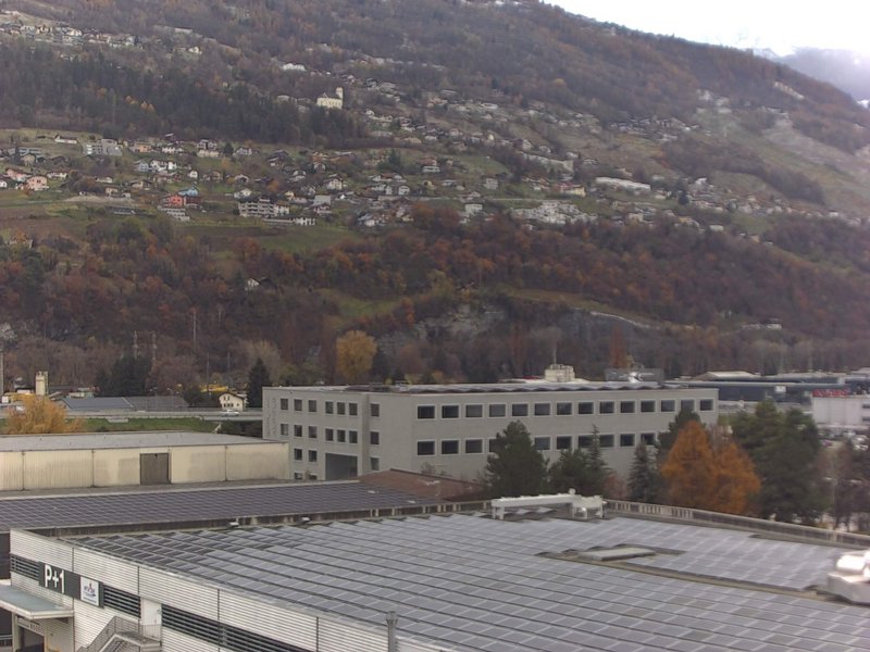 time-lapse frame, Sion - Industrie 17 sud webcam