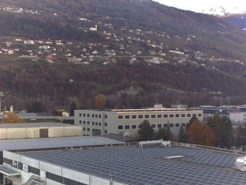 time-lapse frame, Sion - Industrie 17 sud webcam