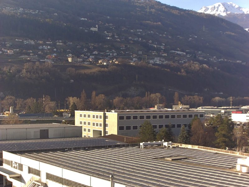 time-lapse frame, Sion - Industrie 17 sud webcam