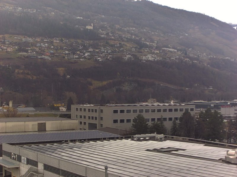 time-lapse frame, Sion - Industrie 17 sud webcam