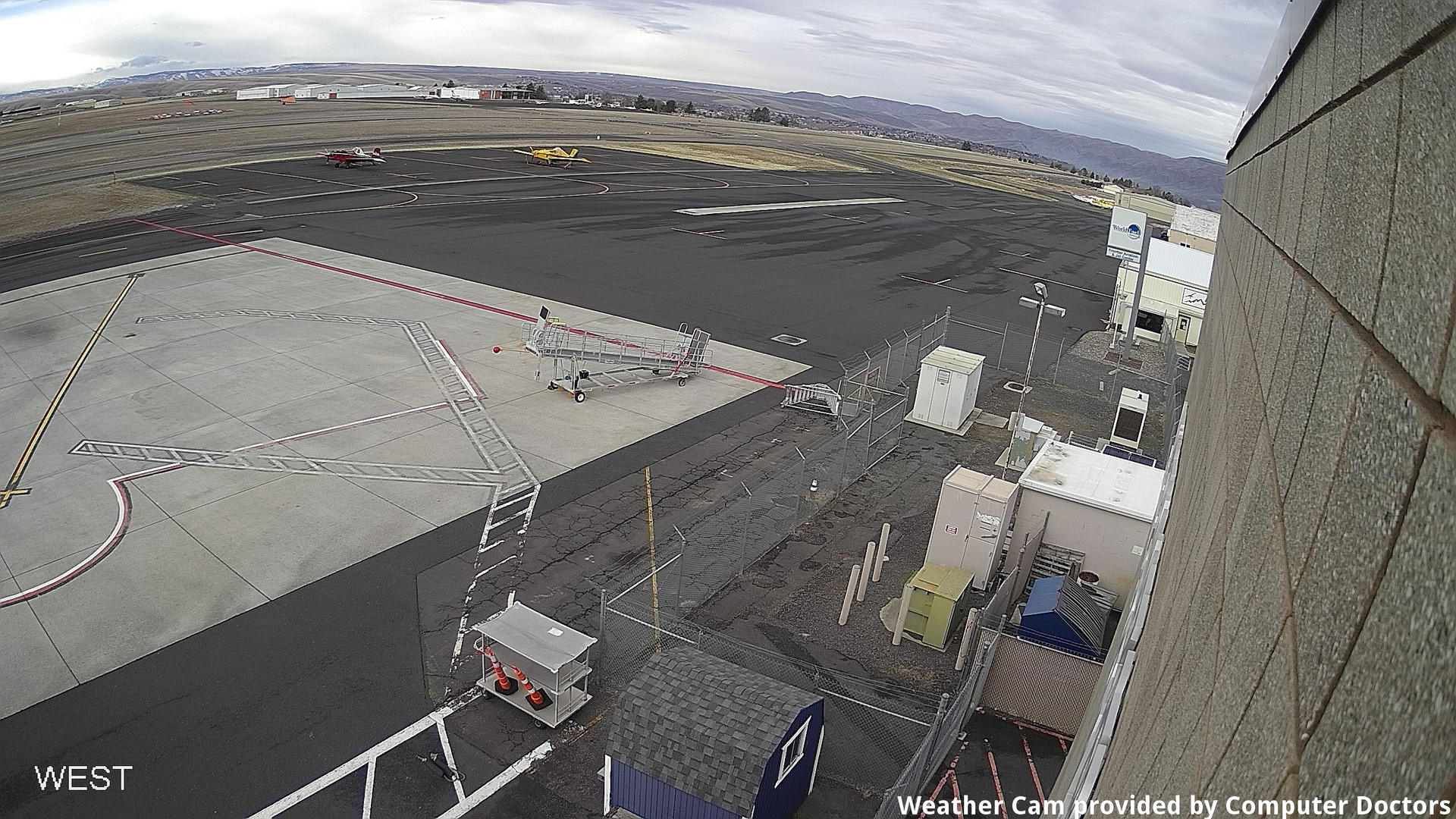 time-lapse frame, West webcam