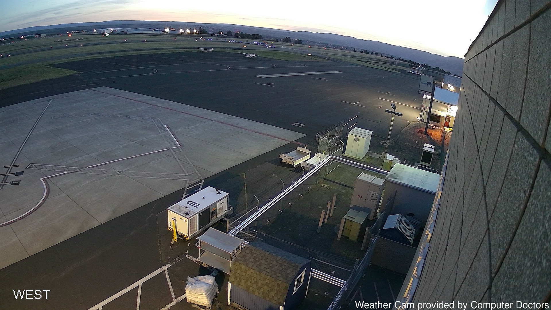 time-lapse frame, West webcam