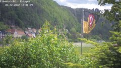 view from Webcam in Bad Schandau Sächsische Schweiz on 2022-05-22