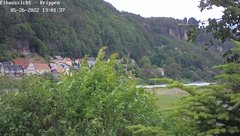view from Webcam in Bad Schandau Sächsische Schweiz on 2022-05-26