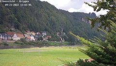 view from Webcam in Bad Schandau Sächsische Schweiz on 2022-09-21