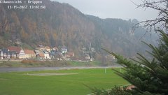 view from Webcam in Bad Schandau Sächsische Schweiz on 2022-11-15