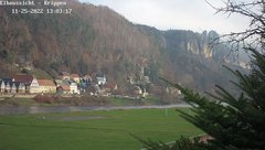 view from Webcam in Bad Schandau Sächsische Schweiz on 2022-11-25