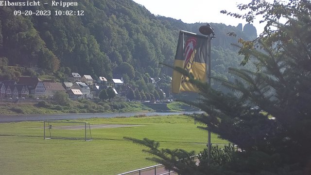 time-lapse frame, Webcam in Bad Schandau Sächsische Schweiz webcam