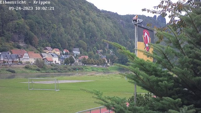 time-lapse frame, Webcam in Bad Schandau Sächsische Schweiz webcam